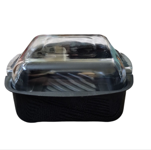 Pyrex Other - T-Fal And Pyrex Glass Cover 9 3/4" x 9 3/4" Square Enamel Roaster